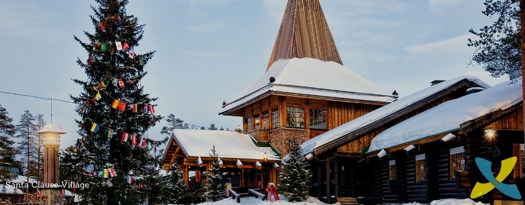 Weihnachtsdorf in Lappland - Rovaniemi besuchen | Reiseblog dronezmeup