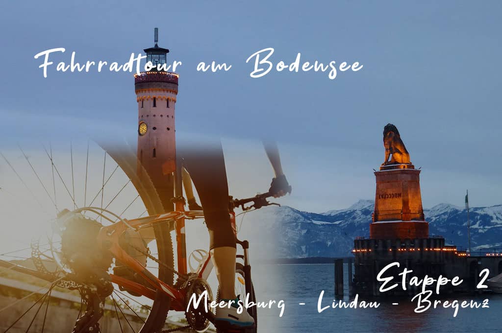 Fahrrad-Tour Bodensee - Etappe 2 von Meersburg nach Lindau bis Bregenz | dronezmeup Reise Bericht