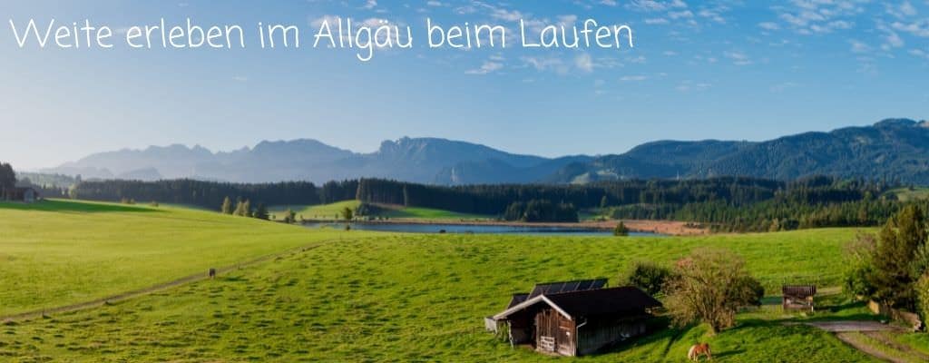 Laufstrecken im Allgaeu in Bayern - Freizeit und Sport Tipps von dronezmeup