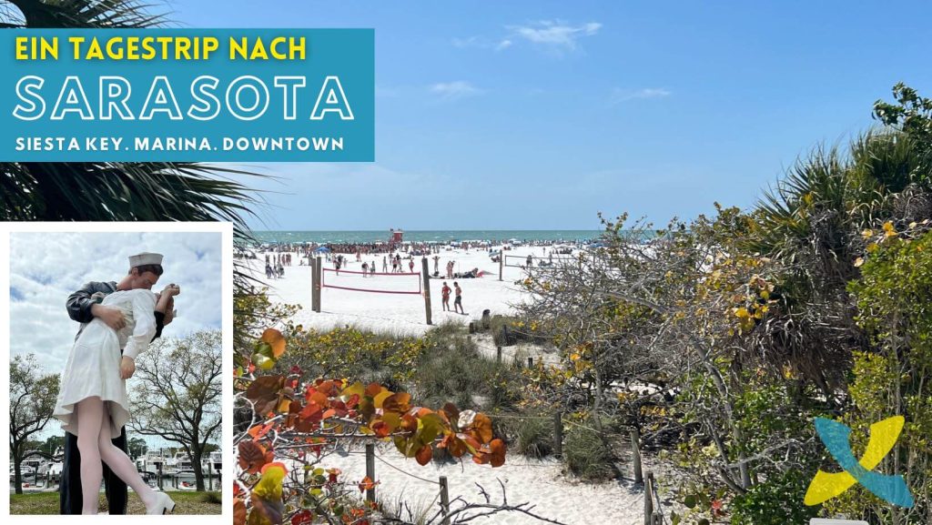 Tagesausflug nach Sarasota, Florida. Marina, Downtown und Siesta Key. Reise Ratgeber und Tipps von Dronezmeup.com