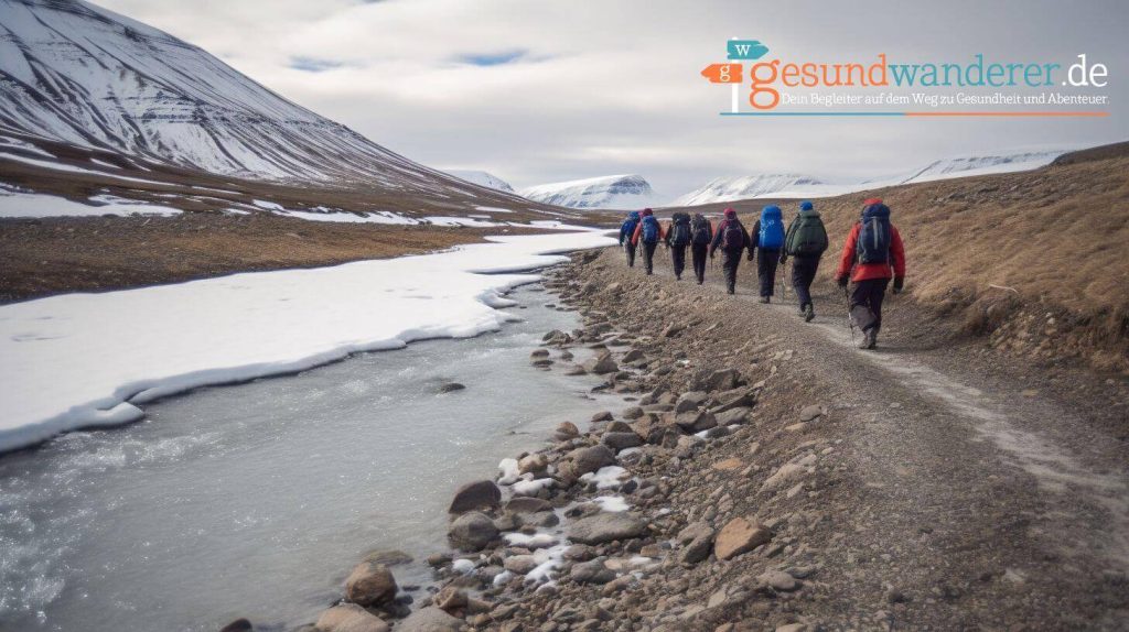 Wanderung zu den Eisgrotten in Svalbard Norwegen - gesundwanderer.de Reise und Wanderblog