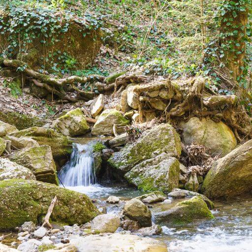 Schluchten und Wasserlaeufe bei unserer Wanderung bei Schloss Neuschwanstein - Gesundwanderer Magazin