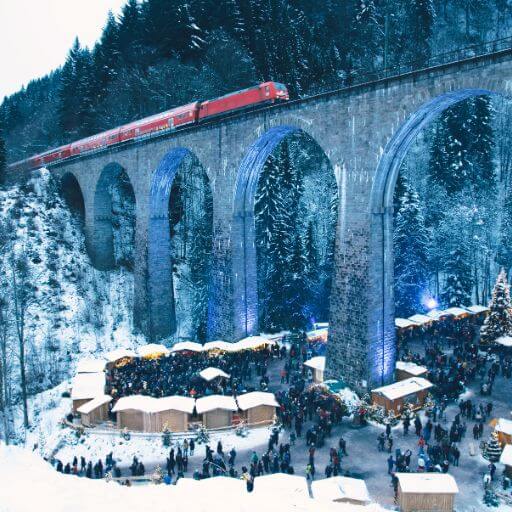 Winterzauber Weihnachtsmarkt in der Ravennaschlucht - Gesundwanderer Magazin
