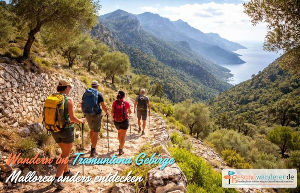 Wandern im Tramuntana Gebirge auf Mallorca in Spanien Gesundwanderer.de