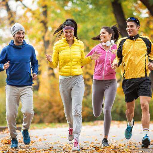 Bewegung im Alltag mit Freunden - gesundwanderer.de