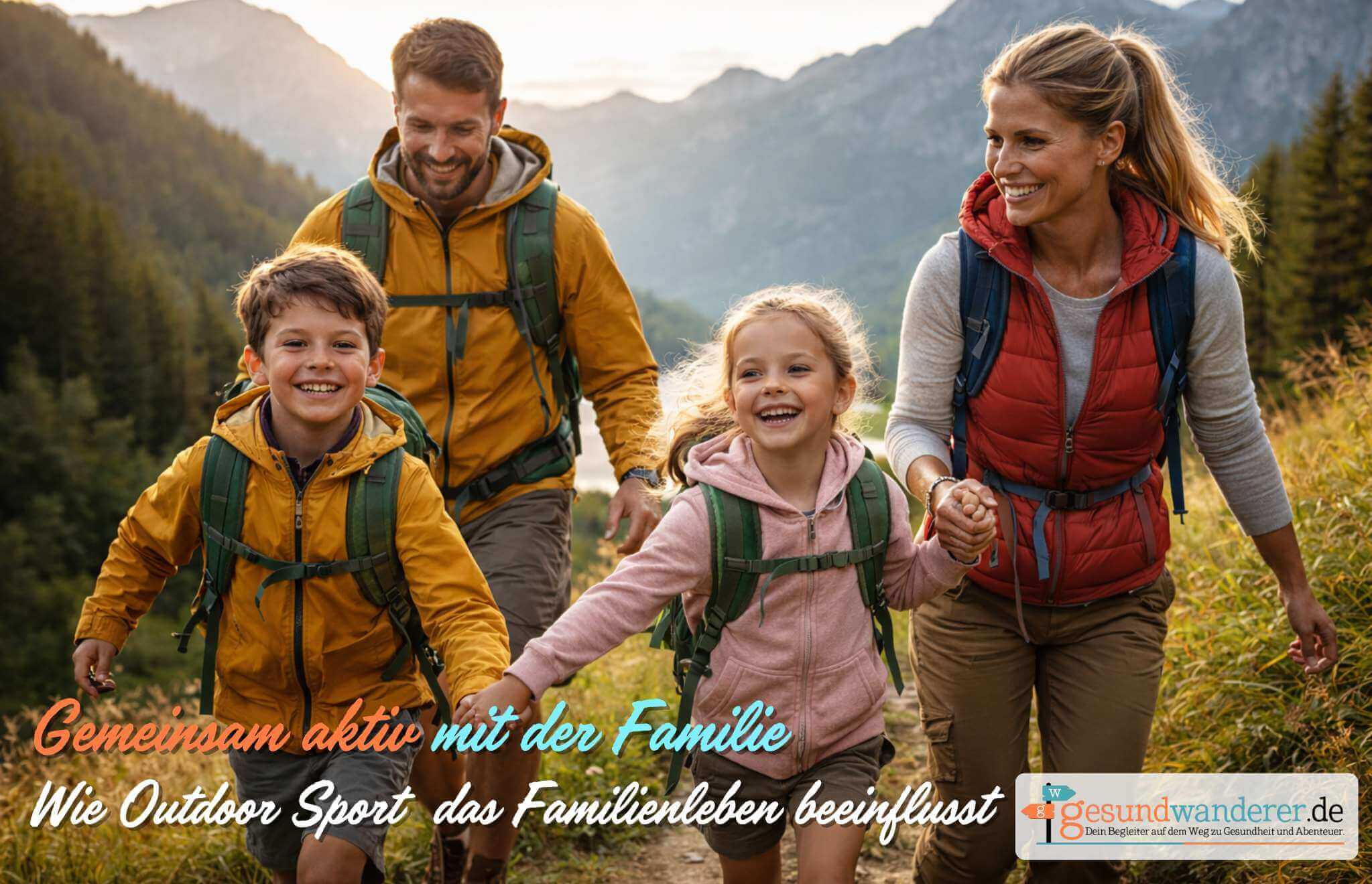 Mehr Bewegung im Familienleben - gesundwanderer magazin