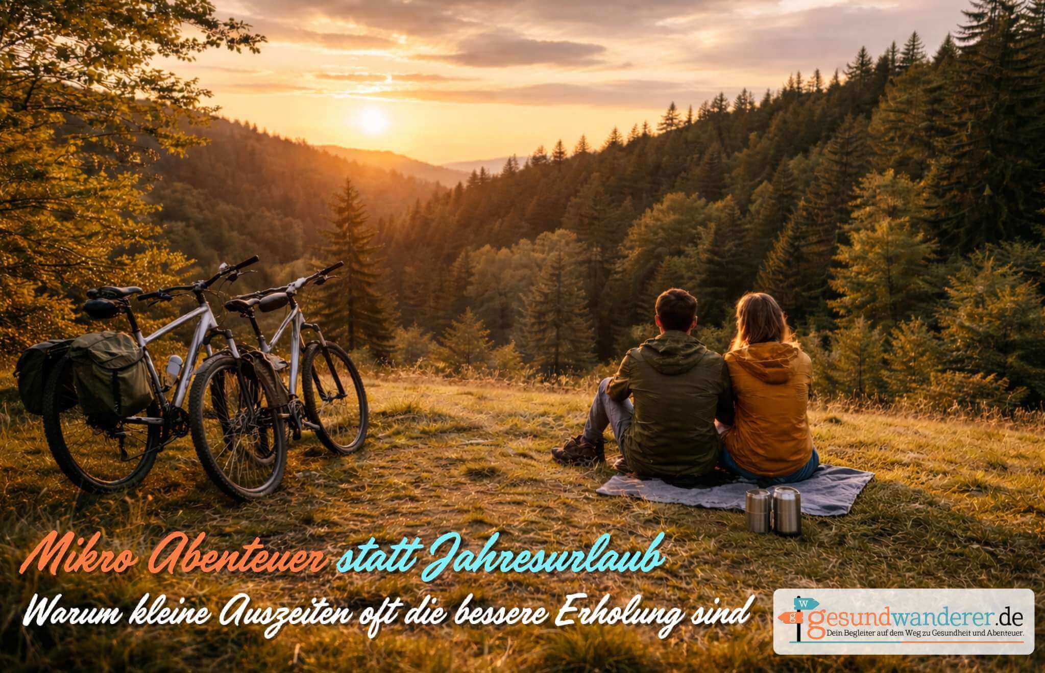 Mikro Abenteuer statt großer Jahresurlaub - gesundwanderer magazin