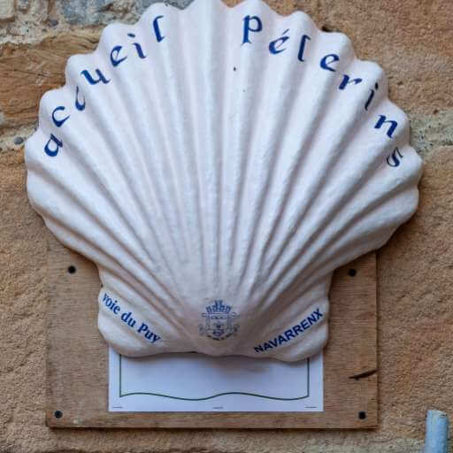 Die Muschel ist das Symbol des Jakobsweges (Camino de Santiago) -gesundwanderer.de