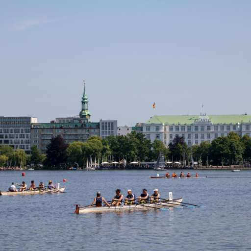 Fit in Hamburg mit Wassersport auf der Außenalster -gesundwanderer.de