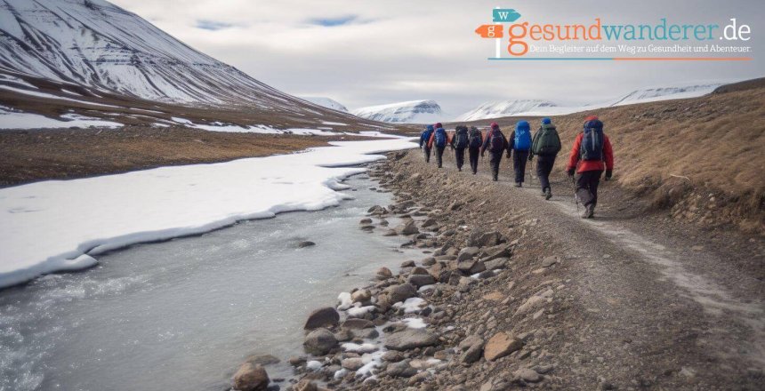 Wanderung zu den Eisgrotten in Svalbard Norwegen - gesundwanderer.de Reise und Wanderblog