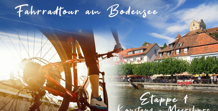 Fahrrad-Tour Bodensee - Etappe 1 von Konstanz nach Meersburg | dronezmeup